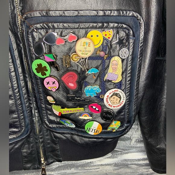 Men’s RARE JEANFRANCO FERRE leather jacket - Picture 9 of 9